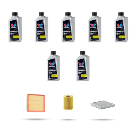 Kit tagliando 3 FILTRI e 7L OLIO compatibile con Bmw Z4(E85,E86) 2.5i 141kw dal 2002