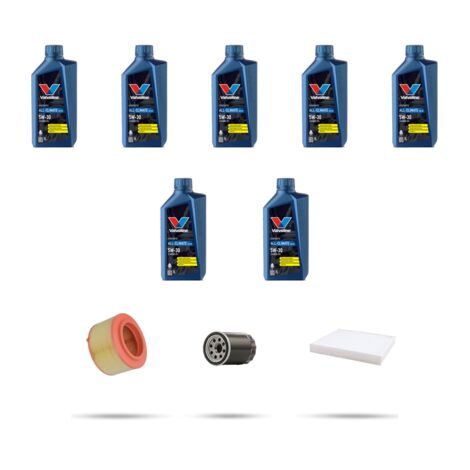 Kit tagliando 3 FILTRI e 7L OLIO compatibile con Ford Ranger 2.5 122kw dal 2011
