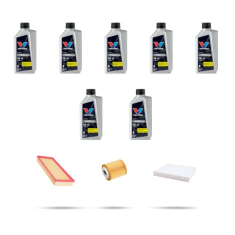 Kit tagliando 3 FILTRI e 7L OLIO compatibile con Ford Tourneo Connect II 1.5 EcoBlue 55kw dal 2018