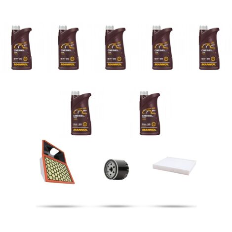 Kit tagliando 3 FILTRI e 7L OLIO compatibile con Iveco Daily VI 60C 14 G 3.0 CNG 100KW dal 2019