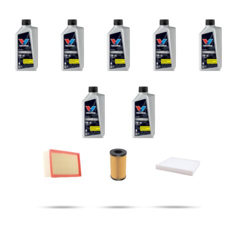 Kit tagliando 3 FILTRI e 7L OLIO compatibile con Land Rover Discovery 5-LR5 2.0 Sd 4 177kw dal 2017