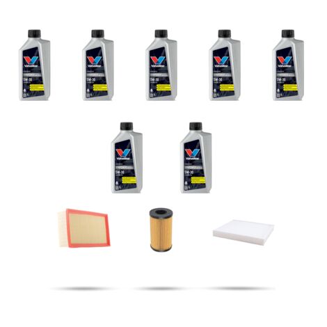 Kit tagliando 3 FILTRI e 7L OLIO compatibile con Land Rover Discovery 5-LR5 2.0 TDI 4 132kw dal 2017