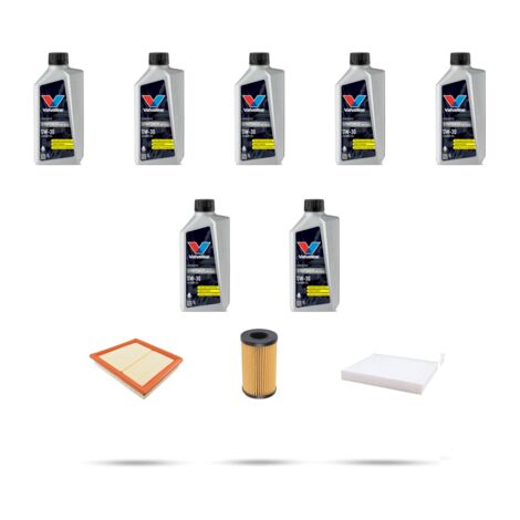 Kit tagliando 3 FILTRI e 7L OLIO compatibile con Land Rover Discovery Sport 2.0 P200 FLEX 147kw dal 2020