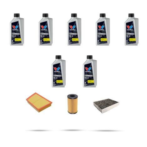 Kit tagliando 3 FILTRI e 7L OLIO compatibile con Land Rover Evoque (L551) 2.0 MHEV 150kw dal 2020