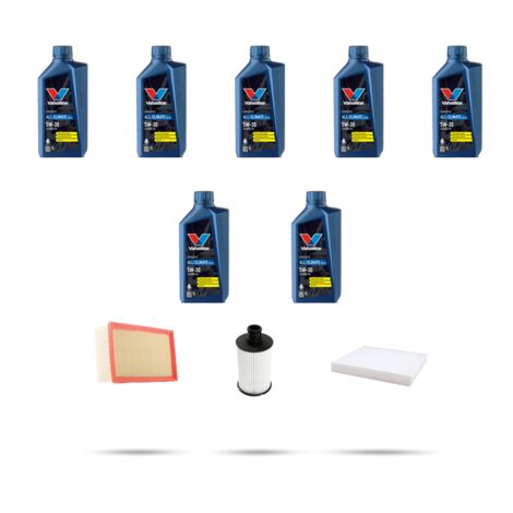 Kit tagliando 3 FILTRI e 7L OLIO compatibile con Land Rover Sport II (LW,L494) 3.0 v6 280kw dal 2015