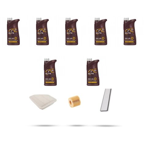 Kit tagliando 3 FILTRI e 7L OLIO compatibile con Lotus Evora 3.5 v6 206kw dal 2009