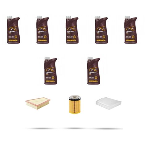 Kit tagliando 3 FILTRI e 7L OLIO compatibile con Mercedes Classe A (W176) A220 135kw dal 2014