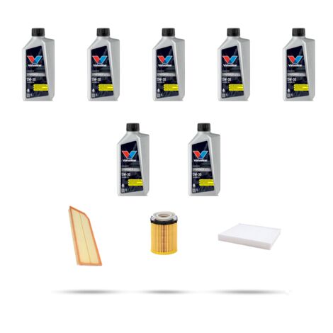 Kit tagliando 3 FILTRI e 7L OLIO compatibile con Mercedes Classe C (W205,S205,C205) 200 EQ 135kw Dal 2018
