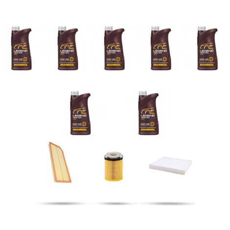 Kit tagliando 3 FILTRI e 7L OLIO compatibile con Mercedes Classe C (W205,S205,C205) 300 EQ 190kw Dal 2019