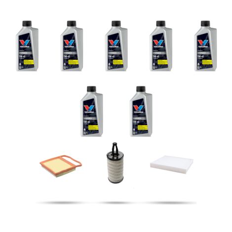Kit tagliando 3 FILTRI e 7L OLIO compatibile con Mercedes Classe C (W205,S205,C205) 400 245kw Dal 2014