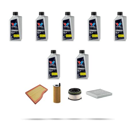 Kit tagliando 3 FILTRI e 7L OLIO compatibile con Mercedes Classe GLB (W247) 220 D 140kw Dal 2019