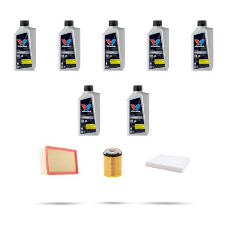Kit tagliando 3 FILTRI e 7L OLIO compatibile con Mercedes Classe GLC (X253,C253) 300 e 235kw dal 2019