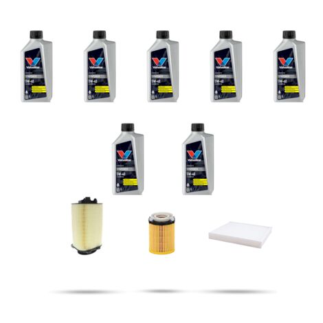 Kit tagliando 3 FILTRI e 7L OLIO compatibile con Mercedes Classe GLC (X253,C253) 350 Hybrid 235kw dal 2015