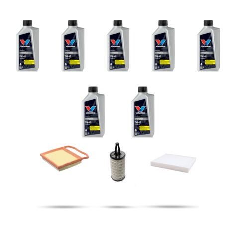 Kit tagliando 3 FILTRI e 7L OLIO compatibile con Mercedes Classe GLC (X253,C253) 43 AMG 270kw dal 2015