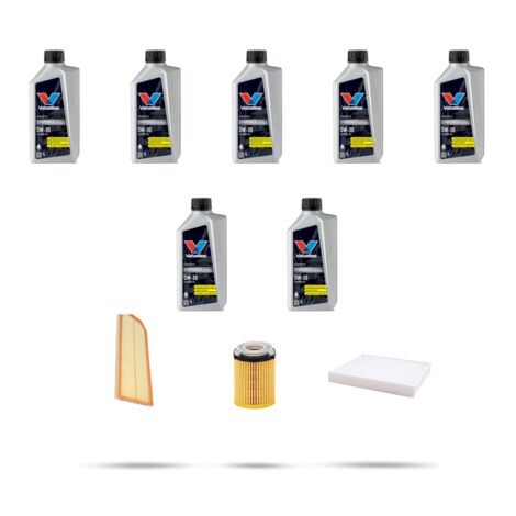 Kit tagliando 3 FILTRI e 7L OLIO compatibile con Mercedes CLS (C257) 350 220kw dal 2018