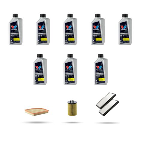 Kit tagliando 3 FILTRI e 8L OLIO compatibile con Bmw serie 6 (E63,E64) 645 Ci 245kw dal 2003