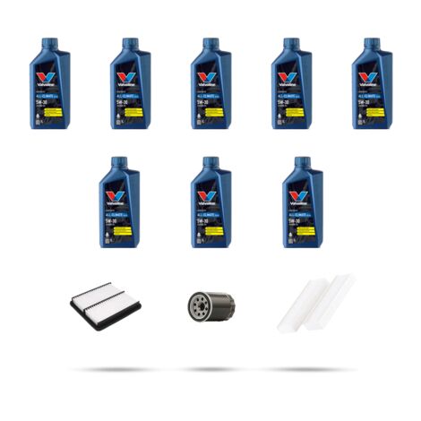 Kit tagliando 3 FILTRI e 8L OLIO compatibile con Hyundai H1 Starex 2.5 CRD (TQ) 129kw dal 2015
