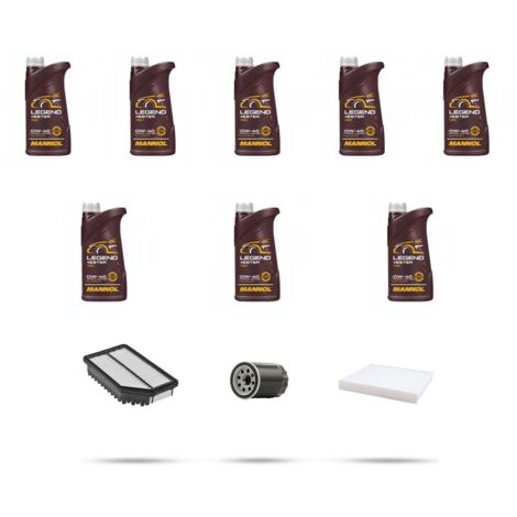Kit tagliando 3 FILTRI e 8L OLIO compatibile con Hyundai Ix35 2.0 4wd 116kw dal 2014