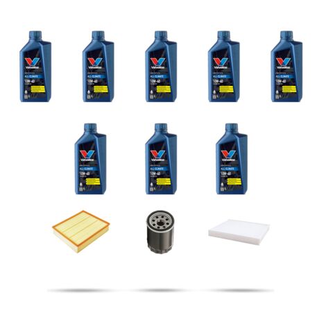 Kit tagliando 3 FILTRI e 8L OLIO compatibile con Isuzu D-Max 3.0 DTiD 96kw dal 2002
