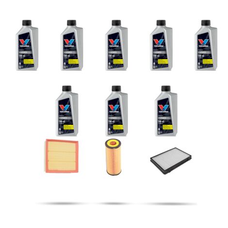 Kit tagliando 3 FILTRI e 8L OLIO compatibile con Mercedes Classe M (W163) 430 200kw Dal 1998