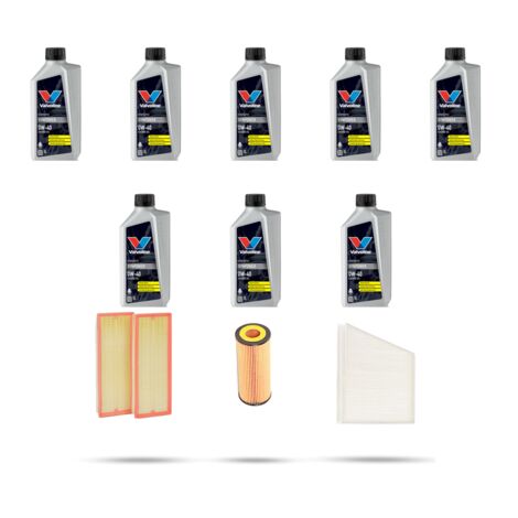 Kit tagliando 3 FILTRI e 8L OLIO compatibile con Mercedes CLS (C219) 500 225kw Dal 2004