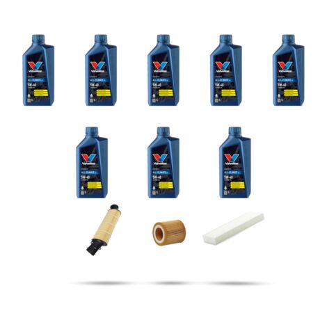 Kit tagliando 3 FILTRI e 8L OLIO compatibile con Porsche 911 (991) 3.0 Carrera S 309kw dal 2015