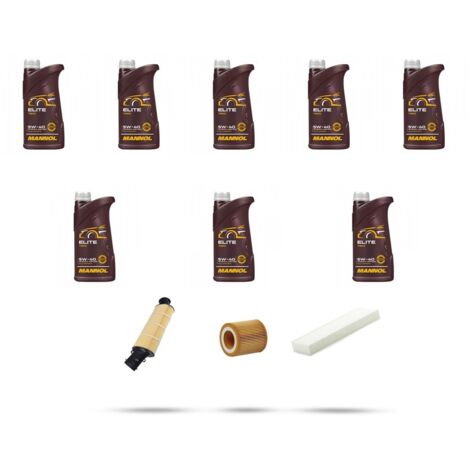 Kit tagliando 3 FILTRI e 8L OLIO compatibile con Porsche 911 (991) 3.0 Carrera S 331kw dal 2015