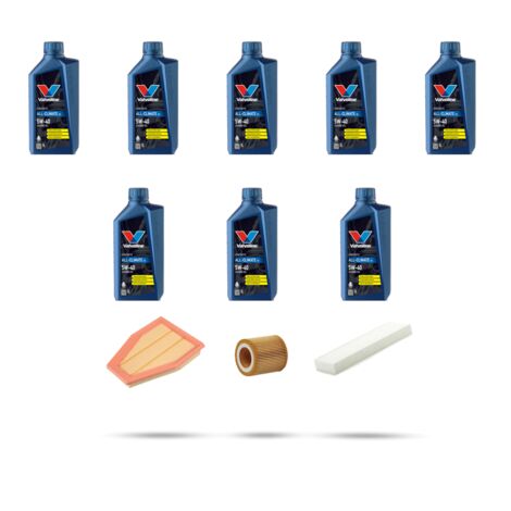 Kit tagliando 3 FILTRI e 8L OLIO compatibile con Porsche 911 (991) 3.4 Carrera 257kw dal 2011