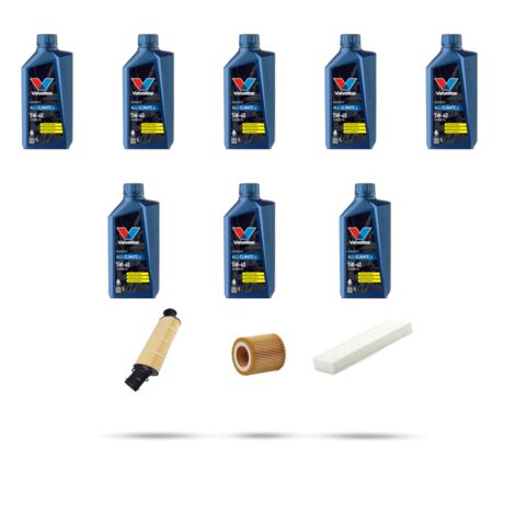 Kit tagliando 3 FILTRI e 8L OLIO compatibile con Porsche 911 (991) 3.8 Carrera S 294kw dal 2011