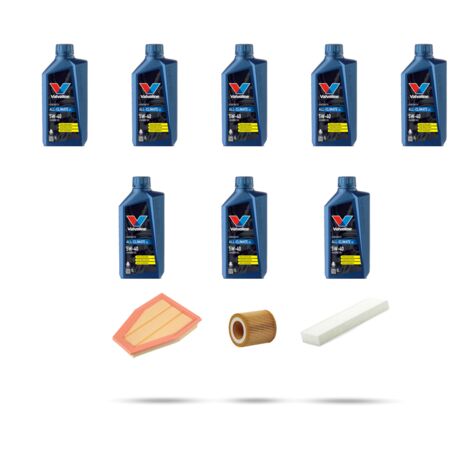 Kit tagliando 3 FILTRI e 8L OLIO compatibile con Porsche 911 (991) 3.8 Turbo 383kw dal 2013