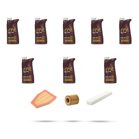 Kit tagliando 3 FILTRI e 8L OLIO compatibile con Porsche 911 (991) 3.8 Turbo 397kw dal 2016
