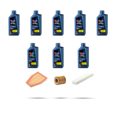 Kit tagliando 3 FILTRI e 8L OLIO compatibile con Porsche 911 (991) 3.8 Turbo 397kw dal 2016