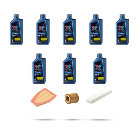 Kit tagliando 3 FILTRI e 8L OLIO compatibile con Porsche 911 (991) 3.8 Turbo S 427kw dal 2016