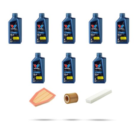 Kit tagliando 3 FILTRI e 8L OLIO compatibile con Porsche 911 (991) 3.8 Turbo S 446kw dal 2017