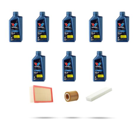 Kit tagliando 3 FILTRI e 8L OLIO compatibile con Porsche 911 (992) 3.0 Carrera 283kw dal 2019