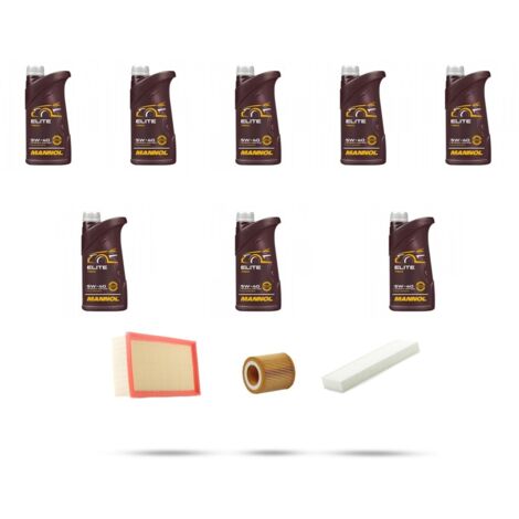 Kit tagliando 3 FILTRI e 8L OLIO compatibile con Porsche 911 (992) 3.0 Carrera 331kw dal 2019