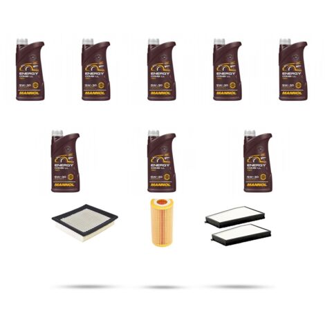 Kit tagliando 3 FILTRI e 8L OLIO compatibile con Ssangyong Actyon 2.3 110kw dal 2007