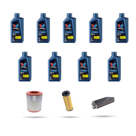Kit tagliando 3 FILTRI e 9L OLIO compatibile con Audi A8 (4E) 3.0 V6 TDI 171kw dal 2003