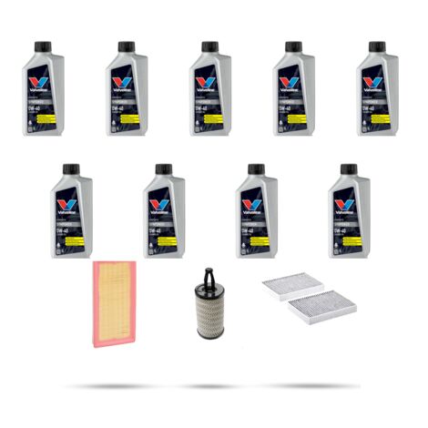 Kit tagliando 3 FILTRI e 9L OLIO compatibile con Mercedes GL , GLS (X166) GL 450 270kw dal 2012