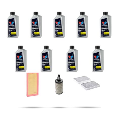 Kit tagliando 3 FILTRI e 9L OLIO compatibile con Mercedes GL , GLS (X166) GL 500 4matic 310kw dal 2016