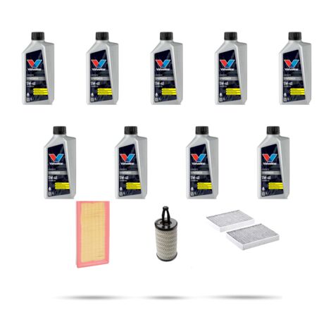Kit tagliando 3 FILTRI e 9L OLIO compatibile con Mercedes GL , GLS (X166) GL 500 BlueEfficiency 320kw dal 2012