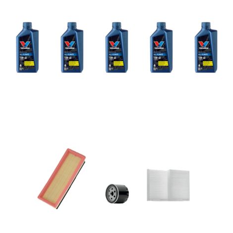 Kit tagliando 3 FILTRIe 5L OLIO compatibile con Alfa Romeo 147 (937) 1.6 16v twin Spark 88kw dal 2000