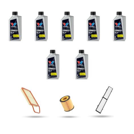 Kit tagliando 3 FILTRIe 7L OLIO compatibile con Bmw Serie 1 (E81,E82,E87,E88) 135i 225kw dal 2007