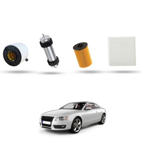 Kit Tagliando 4 filtri compatibile con Audi A5 (F53,F5P,F5A,F5F) 2.0 tdi 100kw dal 2017