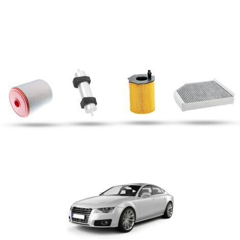 Kit Tagliando 4 filtri compatibile con Audi A7 (4GA,4GF) 3.0 tdi 150kw dal 2010