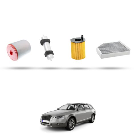 Kit Tagliando 4 filtri compatibile con Audi ALLROAD III (4GH) 3.0 TDI 230kw dal 2012
