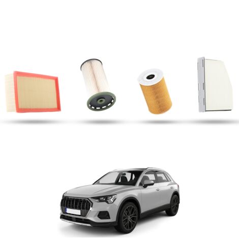 Kit Tagliando 4 filtri compatibile con Audi Q3 (8UB,8UG) 2.0 tdi 100kw dal 2011