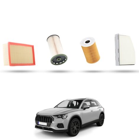 Kit Tagliando 4 filtri compatibile con Audi Q3 (8UB,8UG) 2.0 tdi 120kw dal 2011