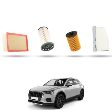 Kit Tagliando 4 filtri compatibile con Audi Q3 (8UB,8UG) 2.0 tdi 88kw dal 2015