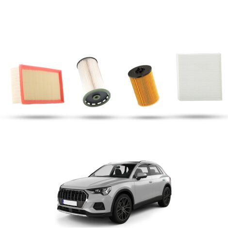 Kit Tagliando 4 filtri compatibile con Audi Q3 (F3B,F3N) 2.0 35 tdi 110kw dal 2018